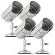 SVAT VU5 Indoor/Outdoor Night Vision Color CMOS CCTV Security Surveillance Camera - Bonus Pack of 4