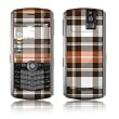 Copper Plaid Design VERTICAL CAMERA Original Pearl 8110/ Pearl 8100 Cell Phone Protective Skin Decal Sticker