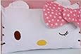 Hello Kitty Face Soft Pillowcase Pink