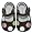 Pediped Baby Girls Polka Dot Mary Janes Shoes Giselle Brown, X-Small (0-6 Months)