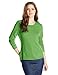 Sag Harbor Women's Crew Neck Cashmerlon Sweater
