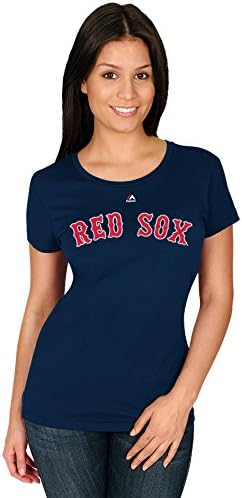 Dustin Pedroia Boston Red Sox #15 MLB Women's Player T-Shirt (Large)