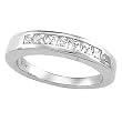 14K White Gold Diamond Wedding/Anniversary Band - 0.56 Ct.