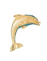 Dazzlers Solid 14 karats gold Dolphin Charm Pendant Available in three colors from jewelsberry (weights: 14.7 grams only)