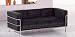 Kitchen & Housewares : Contemporary Modern Furniture Le Corbusier Black Leather Sofa Living Room