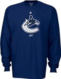 Vancouver Canucks Primary Logo Long Sleeve T-Shirt