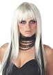 Platinum/Black Chopstix Wig (White/Black;One Size)