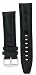 Italian Design Premium Watch Black 24mm Leather Replacement Straps