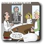 Rich Diesslins Famous People Places Books Cartoons - Albert Einstein and the Mensa Bar and Grill - Mouse Pads