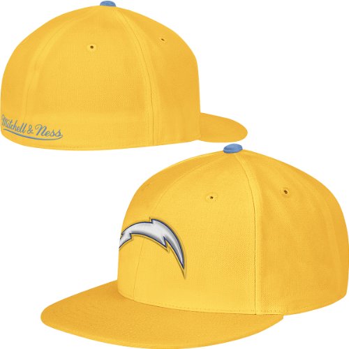 Mitchell & Ness San Diego Chargers Thowback Alternate Logo Fitted Hat 7 3/4