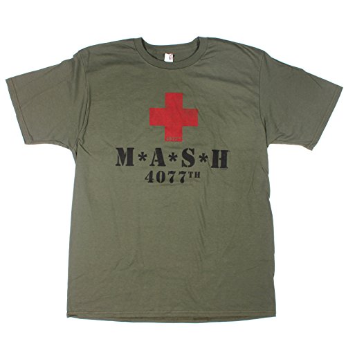 MASH 4077th M*A*S*H Vintage Green T-Shirt Tee