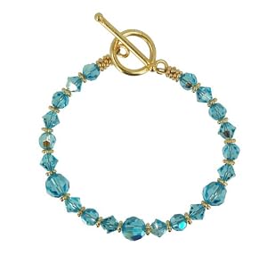 Gold Aqua Basic Bracelet