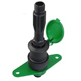 uxcell 花園バルブセット　ローンバルブ　プラスチック製　部品　ブラック　グリーン