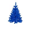 3' Pre-Lit Navy Blue Ashley Spruce Artificial Christmas Tree - Blue Lights