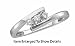 Beautiful White Gold Diamond 3 Stone Petite Promise Ring