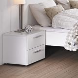 Austin Bedroom Nightstand in White