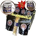 Rich Diesslins Funny General Cartoons - Super Hero Parody with Batman and Chief Ohara at the bar - Coffee Gift Baskets - Coffee Gift Basket