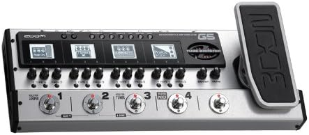 Zoom G5 USB Guitar Effects Console with Z Pedal & Boost w/ Gig Bag and Cables