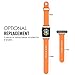 MoKo Apple Watch Band Series 1 Series 2, Soft Silicone Replacement Sports Band for 38mm Apple Watch 2015 & 2016 All Models, Grapefruit (Not fit 42mm Versions)