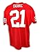 Frank Gore Autographed/Hand Signed San Francisco 49ers Red Throwback Jersey
