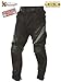 Xelement Advanced Level-3 Black and Silver Leather Trimmed Tri-Tex Fabric Motorcycle...
