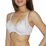 Womens Dissimia Lingerie Perfectly Fit Padded Underwired Soft Cup Bra / Underwear - White (Size: US:36B UK:36C EU:80C)