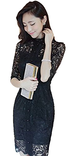 ワンピース レース セクシー ワイルド パーティ 2次会 デート 派手 カジュアル キュート エレガンス レディース 秋物 冬物 可愛いスカーフ付き R566