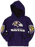NFL Boys' Baltimore Ravens Qb Jersey Hoodie - R16Ntt24 (Purple, 7)