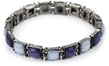 1928 Jewelry Square Blue Stretch Bracelet