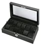 Diplomat Unisex Carbon Fiber Twelve Watch Case 31-449