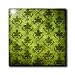 Vintage Wallpaper Pattern Green - 6 Inch Ceramic T