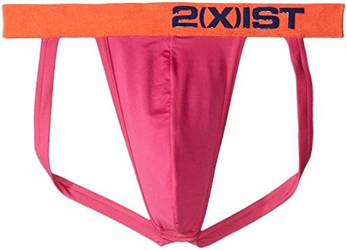 2(x)ist Men's Electric Jock Strap, Rose Violet, Medium