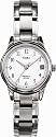 Timex T29271 Ladies Stainless Steel Bracelet White Faced Indiglo Watch