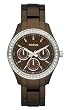 Fossil - Stella Boyfriend Aluminum Watch - Brown ES2949