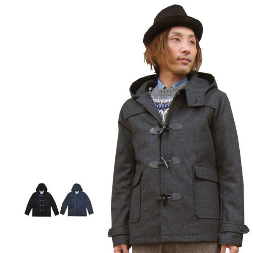 SUPER RAG Orange Label(UA) スーパーラグオレンジレーベル（UA） WOOL MELTON SHORT DUFFEL COAT ウールメルトンショートダッフルコート　