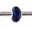 Pandora Style Charm Bead (Z97) Faceted Glass (14mm x 9mm) (fits Troll too)