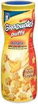 Gerber Finger Foods Puffs, Banana Fruit Puffs, 1.48-Ounce Canisters (Pack of 12)