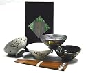 4 piece Porcelain Rice Bowl Set w/ Chopsticks MNTD