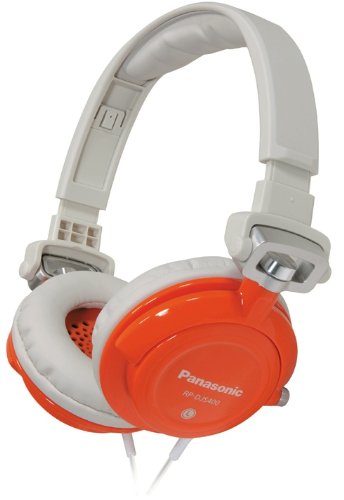 Panasonic RP-DJS400-D DJ Street Headphones (Orange)