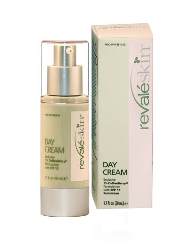 Revaleskin Day Cream With Exclusive 1.0% Coffeeberry Formulation & SPF 15 Sunscreen, 1.7-Ounce Pump Bottle