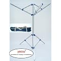 YACCU Aluminium Camping W�schespinne 3-armig Garten Balkon mit Tasche