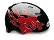 Bell BV Youth Multi-Sport Helmet (Red Flames, Medium/Large)