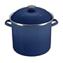Le Creuset Enamel-on-Steel 16-Quart Covered Stockpot, Cobalt Blue