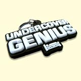 Plain Lazy Undercover Genius Keyring