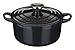 Le Creuset Tradition cocotte en fonte ronde Gris Minuit mat 28 cm...