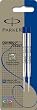 Parker S0909590 Kugelschreibermine, Strichst�rke M, 2er Blister, blau