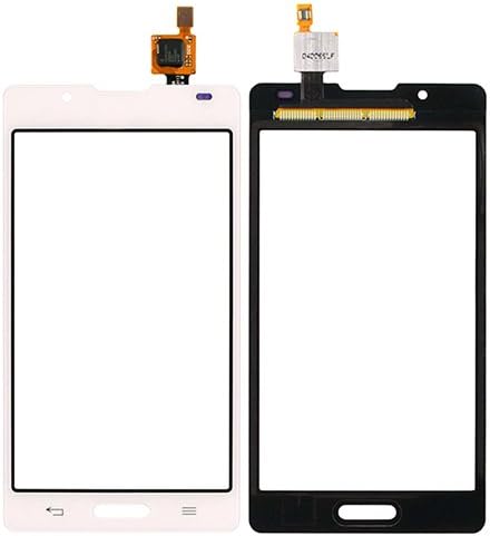 PhonePlus® White Outer Front Touch Screen Digitizer Glass Panel Replacement for LG Optimus L7 II P710 L7X P714