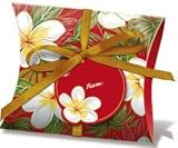 Hawaiian Christmas Gift Card Holder Plumeria Red