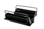 Excel TB122B-Black 19-Inch Cantilever Steel Tool Box, Black