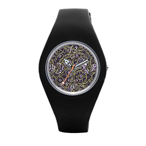 Rubber Band Watches Chic Original Funky Fun Classy Classic Pink Violet Purple Colors Men Sport Watch